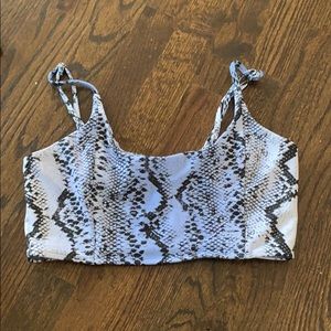 Beach Riot Snake sports bra